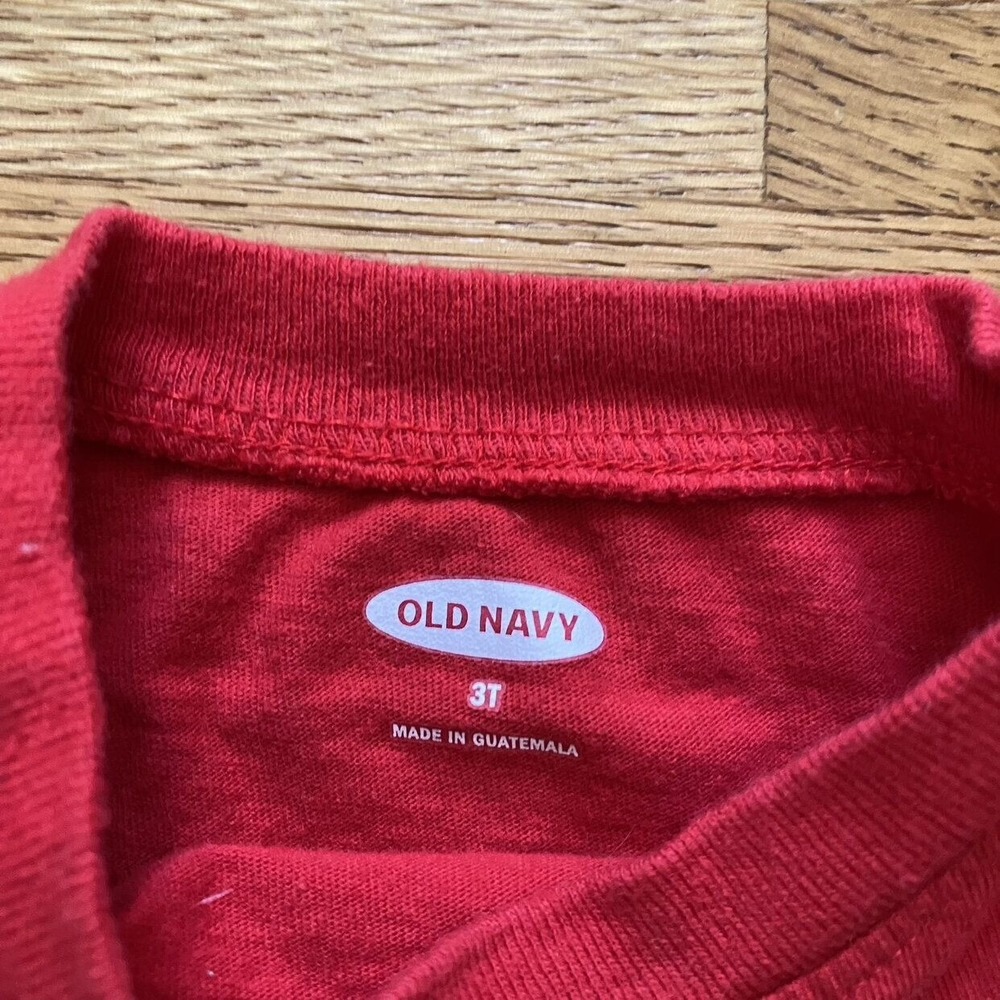 Old Navy "Dear Santa Define Good" Long Sleeve Shirt Size 3T - Picture 6 of 6